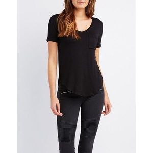Black short sleeve shirt